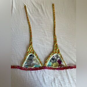 Maaji • Reversible Triangle Bikini Top • Size Small